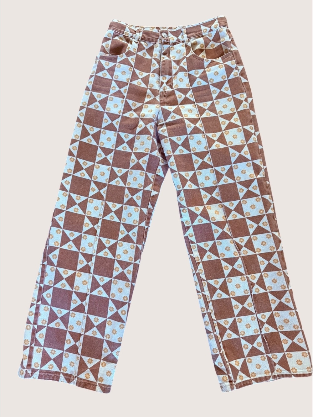 Lisa Says Gah printed Denim
